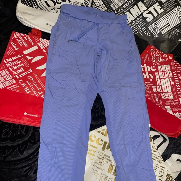 Lululemon Street To Studio Pants. Periwinkle/Lullaby. Sz 12 - Picture 3 of 15